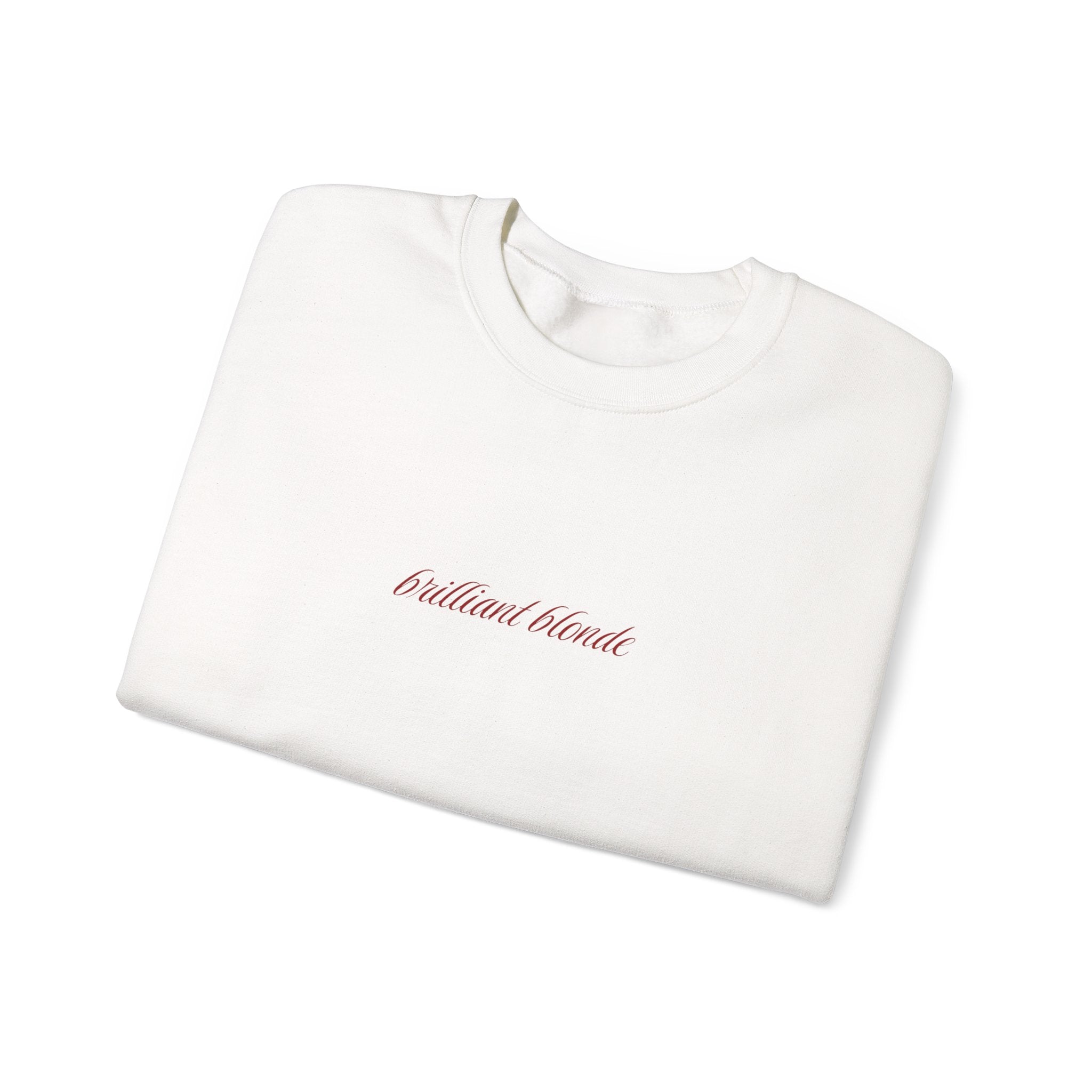 BRILLIANT BLONDE CREWNECK