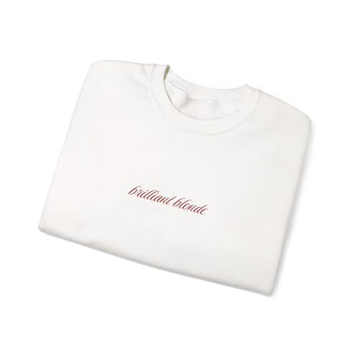 BRILLIANT BLONDE CREWNECK